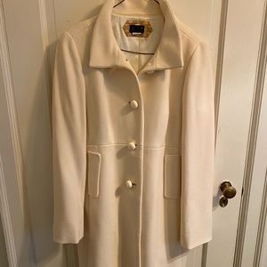 J. Crew winter white (cream) coat